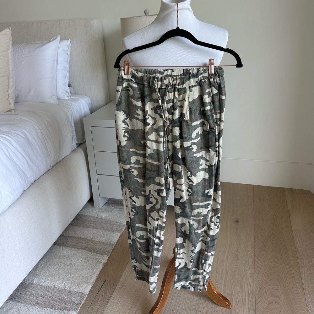 Boutique Central Camouflage Pants From Italy